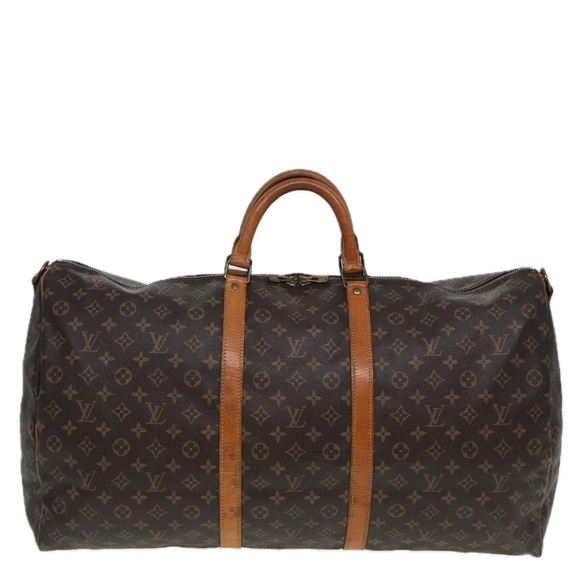 LOUIS VUITTON Monogram Keepall Bandouliere 60 Boston Bag M41412 LV Auth am6492 - Picture 13 of 16